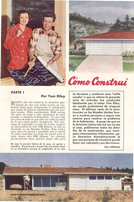 Cómo Construí la Casa Popular Mechanics - Parte I - Julio 1951