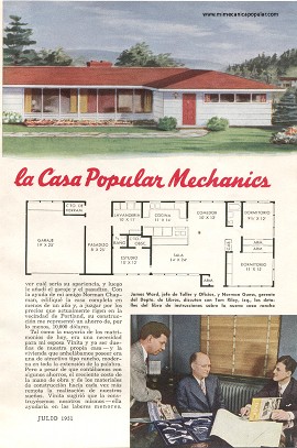 Cómo Construí la Casa Popular Mechanics - Parte I - Julio 1951