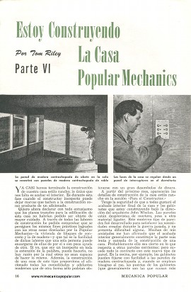 Construya la Casa de MP -Parte 6 - Junio 1951