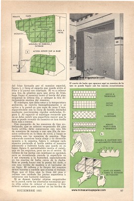 Mosaicos para sus Paredes y Pisos - Diciembre 1951