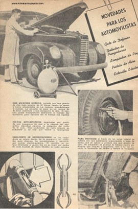 Novedades para los Automovilistas - Agosto 1947