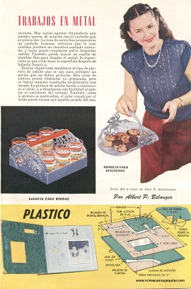 Prácticos y Bellos Trabajos en Metal - Mayo 1951
