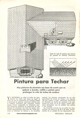Pintura para Techar - Noviembre 1961