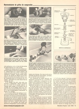 Arreglando grifos - Julio 1983