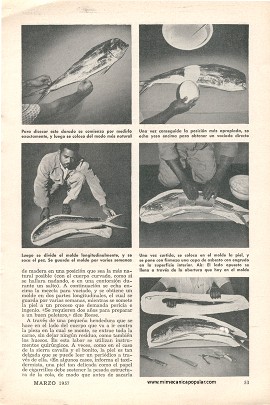 Donde el Esfuerzo de un Pescador Se Convierte en una Obra Maestra - Marzo 1957