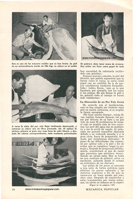 Donde el Esfuerzo de un Pescador Se Convierte en una Obra Maestra - Marzo 1957