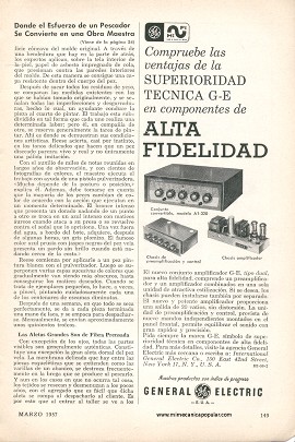 Donde el Esfuerzo de un Pescador Se Convierte en una Obra Maestra - Marzo 1957