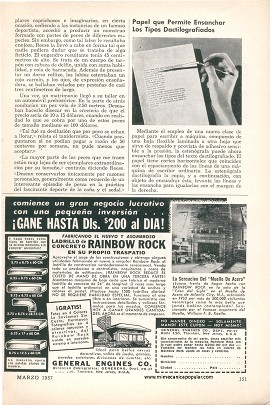 Donde el Esfuerzo de un Pescador Se Convierte en una Obra Maestra - Marzo 1957
