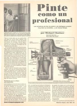 Pinte como un profesional - Julio 1983
