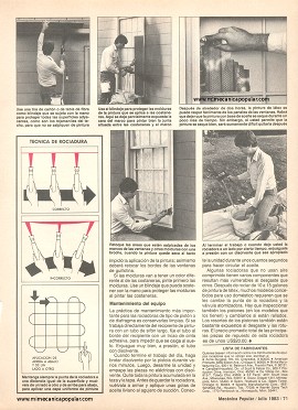 Pinte como un profesional - Julio 1983