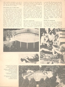 Piscinas a bajo costo - Agosto 1976