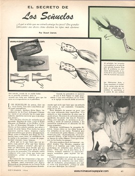 Para el Pescador: El Secreto de los Se&ntilde;uelos - Noviembre 1964
