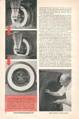 Neumáticos a tono con las nuevas superpistas - Octubre 1956