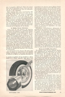 Neumáticos a tono con las nuevas superpistas - Octubre 1956