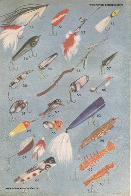 Pesca Con Vara de Carretel Fijo - Julio 1953