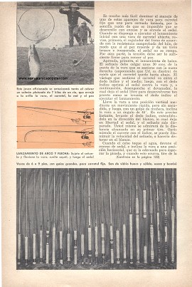 Pesca Con Vara de Carretel Fijo - Julio 1953