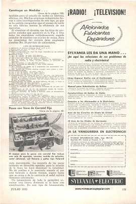 Pesca Con Vara de Carretel Fijo - Julio 1953