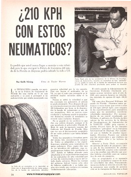 ¿210 Kph Con Estos Neumáticos? - Marzo 1968