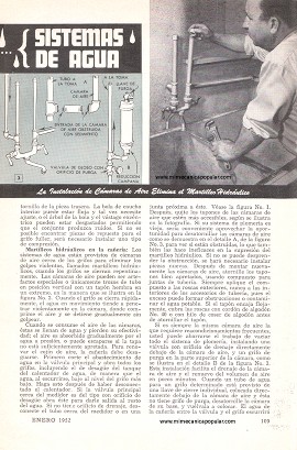 Remediando Desperfectos en Sistemas de Agua - Enero 1952