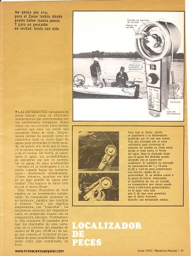 Localizador de Peces - Junio 1970