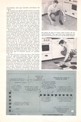 Mosaicos para sus Paredes y Pisos - Enero 1952