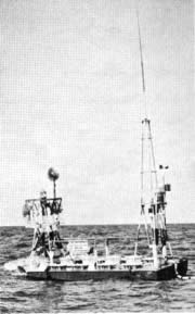 Estación meteorológica de tipo marino. Estas instalaciones son de funcionamiento automático