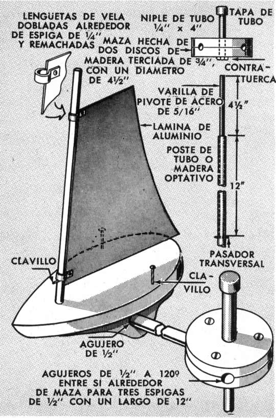Veleta de Diseño Marino