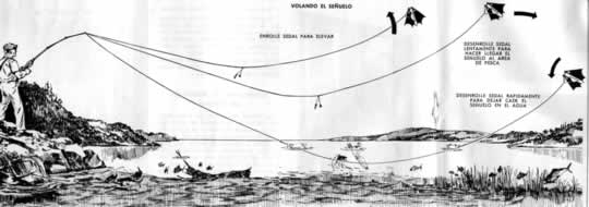 VOLANDO EL SEÑUELO - Clic en la imagen para ver más grande y claro