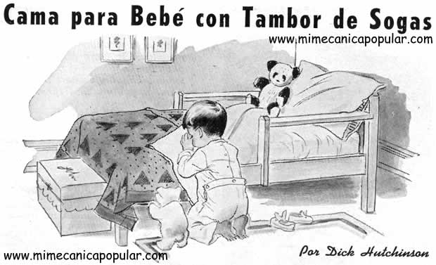 Cama para Bebé con Tambor de Sogas - Por Dick Hutchinson