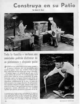 Construya en su Patio Esta Bella Cocina bar