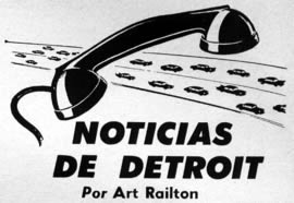 Noticias de Detroit por Art Railton Julio 1960