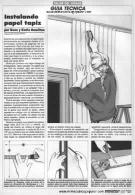 Instalando papel tapiz