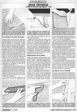 Instalando papel tapiz