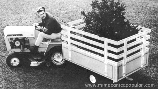 Construya este &Uacute;til Remolque PARA SU TRACTOR DE JARD&Iacute;N