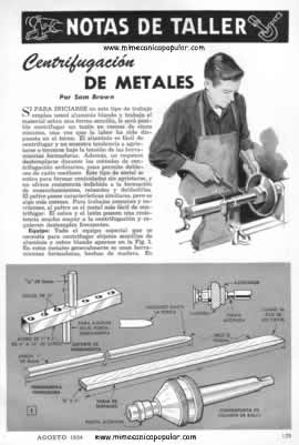Centrifugaci&oacute;n de Metales