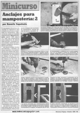 Minicurso Anclajes para mamposter&iacute;a: 2