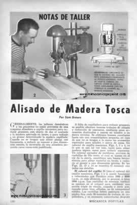 Alisado de Madera Tosca