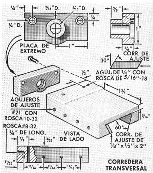 CORREDERA TRANSVERSAL