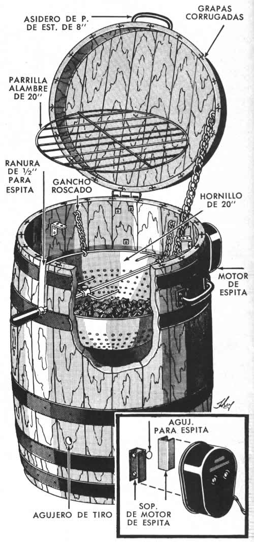 Barril Convertido En Asador
