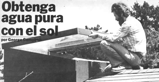 Obtenga agua pura con el sol - por George Campbell