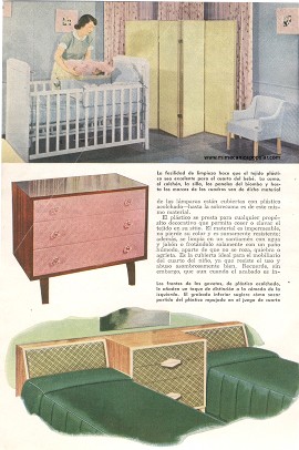 Decore con tela pl&aacute;stica - Junio 1952