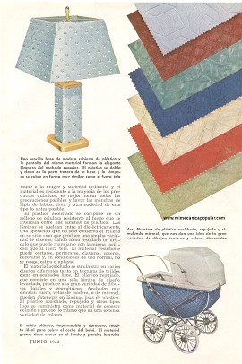 Decore con tela pl&aacute;stica - Junio 1952