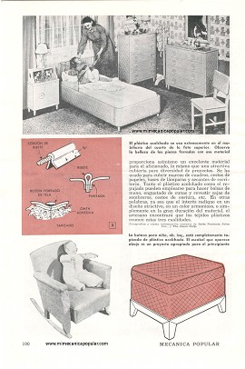Decore con tela pl&aacute;stica - Junio 1952