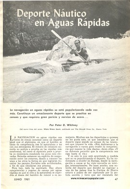 Deporte Náutico en Aguas Rápidas - Junio 1961