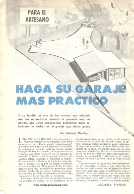 Haga Su Garaje Más Práctico - Junio 1961