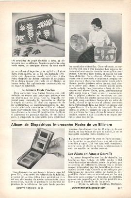Nueva Forma de Pulverizar - Decorando con Pintura -Septiembre 1958