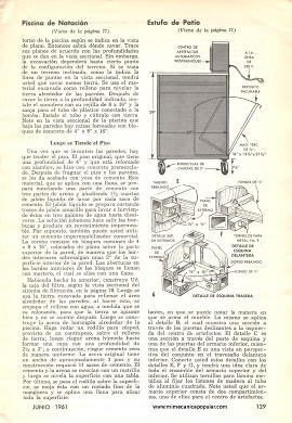 Piscina de Nataci&oacute;n - Junio 1961