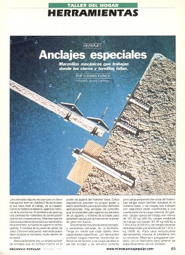 Anclajes especiales - Octubre 1995