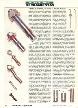 Anclajes especiales - Octubre 1995