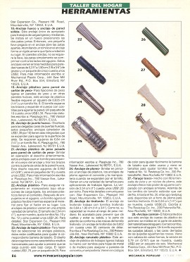 Anclajes especiales - Octubre 1995